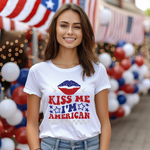 Kiss Me I'm American SVG