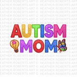 Autism Mom PNG