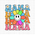 Mama Flower Sublimation PNG