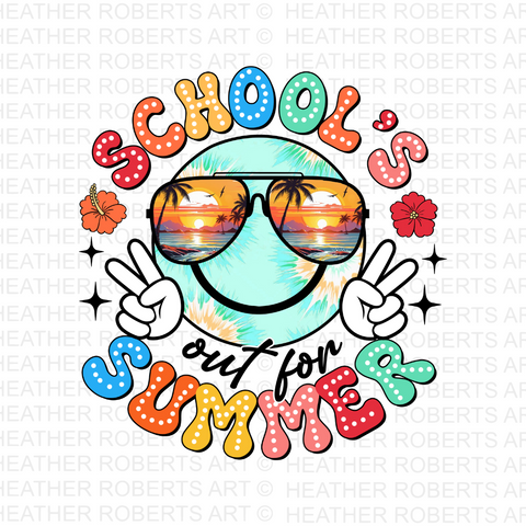 School's Out For Summer PNG