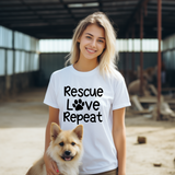 Rescue Love Repeat SVG