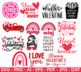 Valentine's Day SVG Bundle