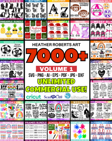 MEGA 7000+ SVG BUNDLE Volume 1