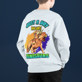 Just A Boy Who Loves Dinosaurs Sublimation PNG
