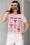 God Says I am Valentine Sublimation PNG