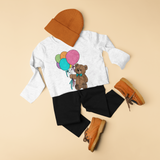 Teddy Bear with Balloons SVG