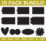 Gift Tags SVG Bundle