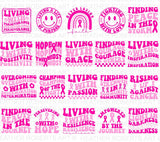 Cancer Awareness Mega SVG Bundle