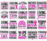 Cancer Awareness Mega SVG Bundle