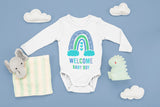 Welcome Baby Rainbow SVG