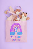 Welcome Baby Rainbow SVG