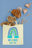 Welcome Baby Rainbow SVG