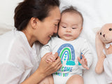 Welcome Baby Rainbow SVG