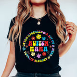 Autism Mama PNG: Awareness Sublimation Design