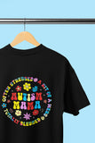 Autism Mama PNG: Awareness Sublimation Design