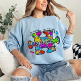 Autism Awareness PNG: Be Kind Sublimation Design