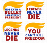 Never Surrender SVG Bundle