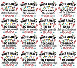 Most Likely Funny Christmas SVG Bundle