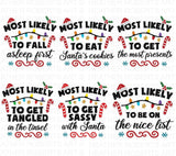 Most Likely Funny Christmas SVG Bundle