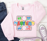 Autism Awareness Bow Png: Retro Coquette Design