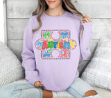 Autism Awareness Bow Png: Retro Coquette Design