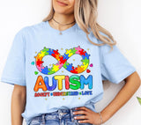 Autism Awareness PNG: Puzzle Infinity Design
