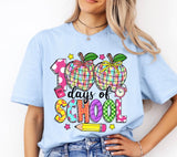 100 Days of School PNG: Teacher Brushstroke Design
