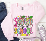 100 Days of School PNG: Teacher Brushstroke Design