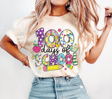 100 Days of School PNG: Brushstroke Teacher Design