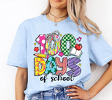 100 Days of School PNG: Brushstroke Teacher Quotes