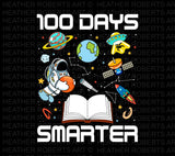 100 Days Smarter PNG: Outer Space Teacher Design