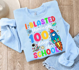 100 Days of School PNG: Outer Space Theme