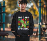 100 Days of School Dinosaur PNG: Teacher Shirt Sublimation