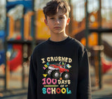 100 Days of School Monster Truck PNG