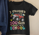 100 Days of School Monster Truck PNG