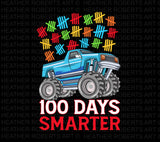 100 Days Smarter PNG: Monster Truck Teacher Design