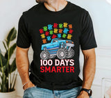 100 Days Smarter PNG: Monster Truck Teacher Design