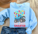 100 Days Smarter PNG: Monster Truck Teacher Design