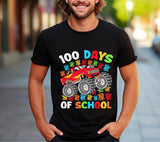 100 Days of School Monster Truck PNG: Teacher Sublimation File