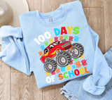 100 Days of School Monster Truck PNG: Teacher Sublimation File