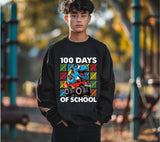 100 Days of School PNG: Dinosaur Teacher Design