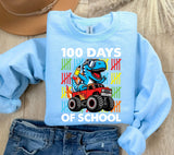 100 Days of School PNG: Dinosaur Teacher Design
