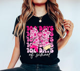 100 Days Of School PNG: Girls Coquette Bow