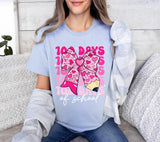 100 Days Of School PNG: Girls Coquette Bow