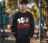 100 Days of School Baseball PNG