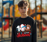 100 Days of School Baseball PNG