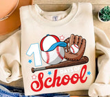 100 Days of School Baseball PNG