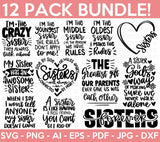 Sister Svg Bundle