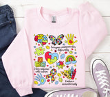 Autism Awareness PNG: Puzzle Ribbon, Heart, Brain