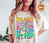 100 Days of School PNG: Teacher Brushstroke Design